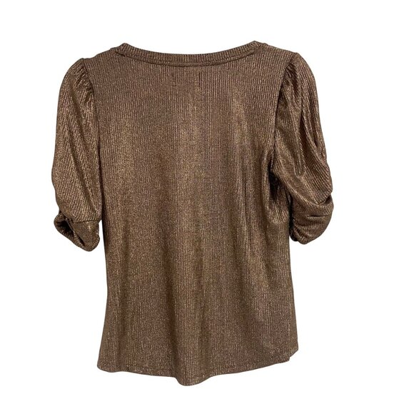 Anthro Maeve Lexi Shimmer Top Size‎ XS - Picture 5 of 7